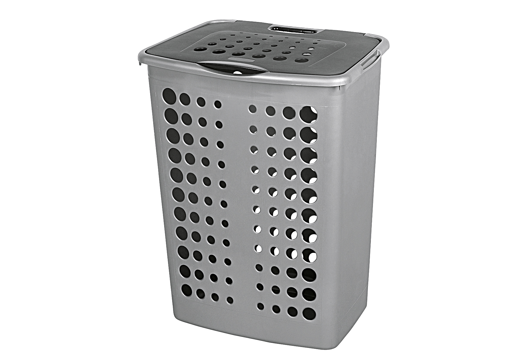 Wäschebox Victor 60 l silber