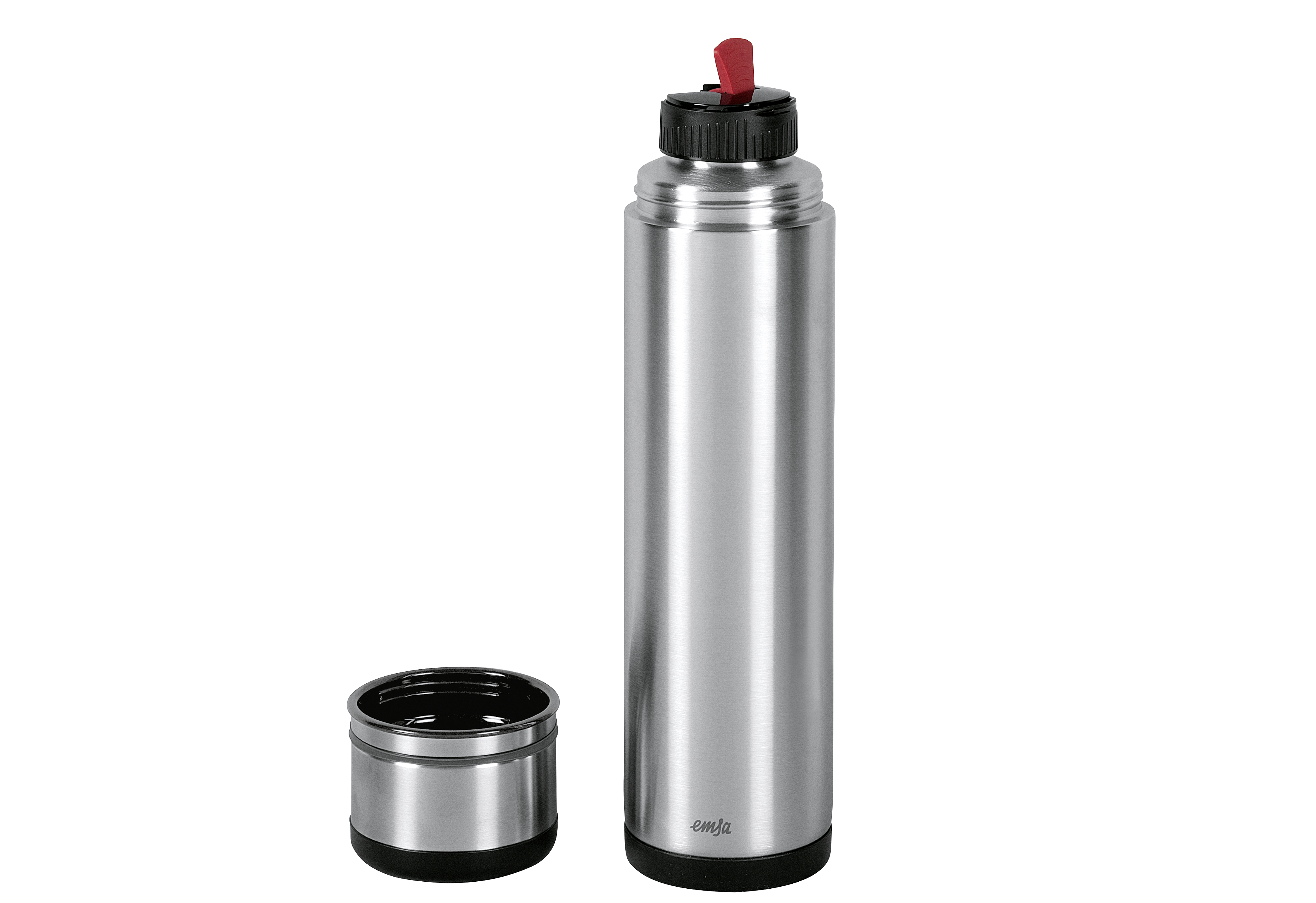 Isolierflasche Mobility 1l schwarz/anthrazit