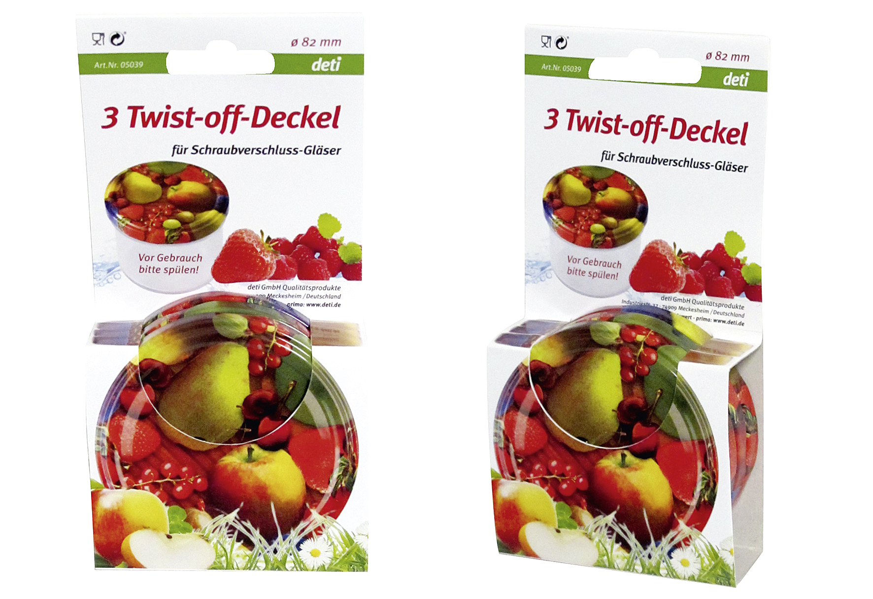 Twist-off-Deckel 3er Set