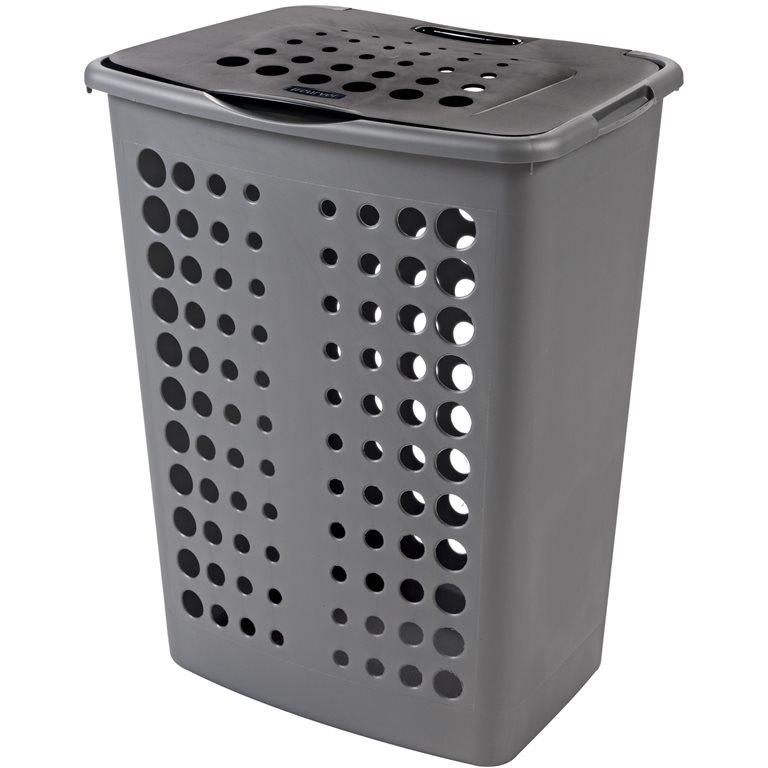 Wäschebox Victor 60 l silber