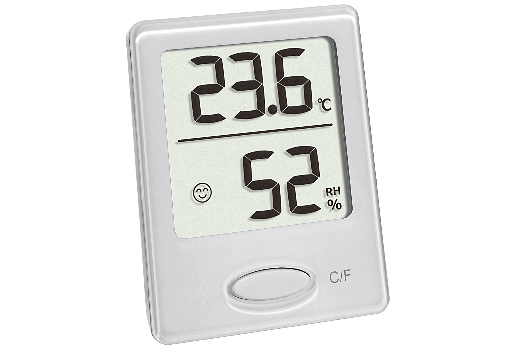 Thermometer digital, zur Kontrolle von Innentemperatur und Luftfeuchtigkeit