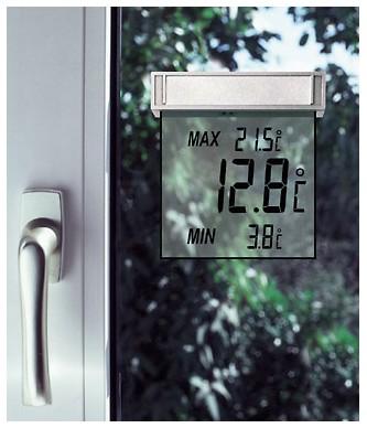 Fenster-Thermometer 10,5x2,3x9,7cm