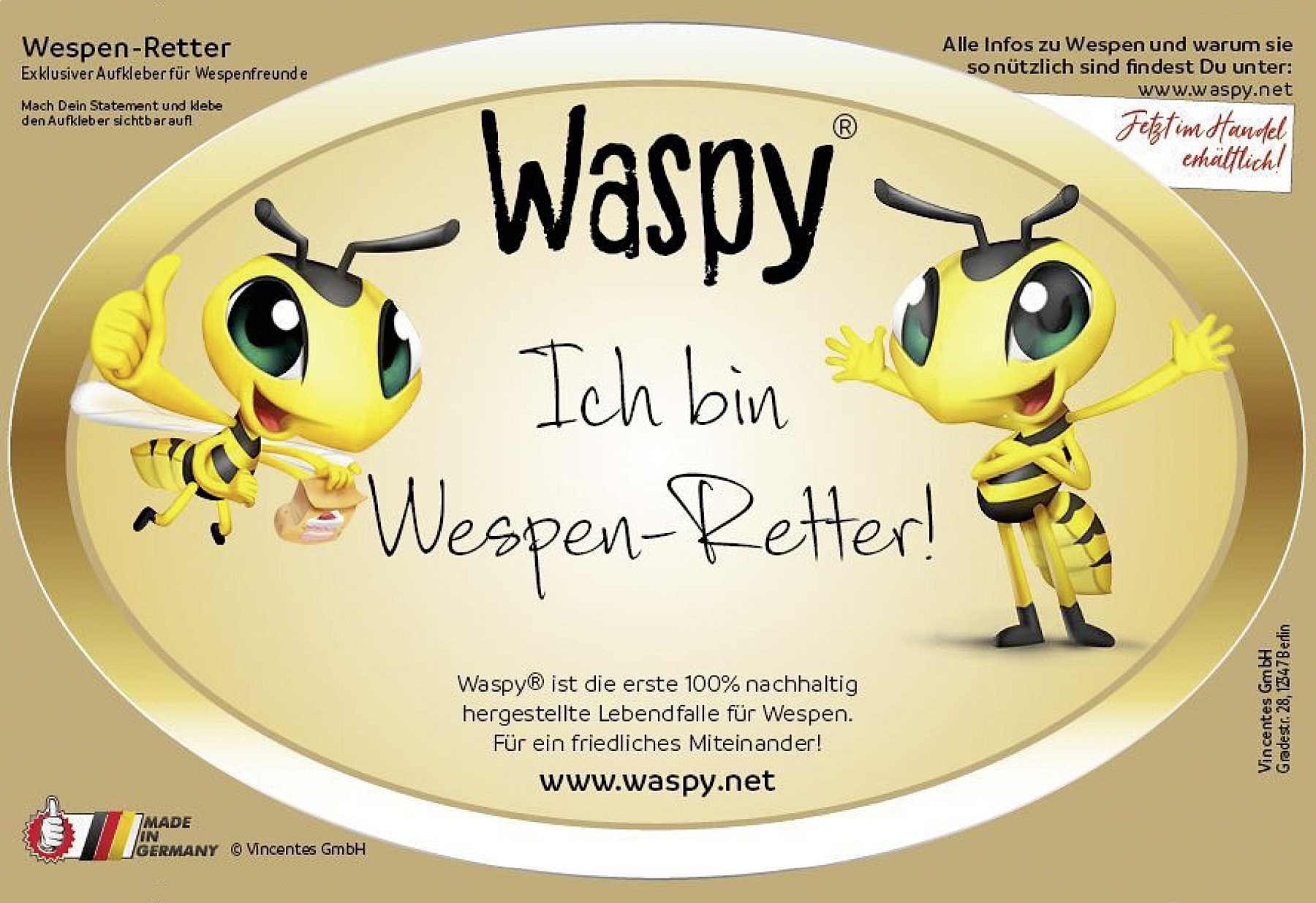 Wespen-Lebendfalle 'Waspy'