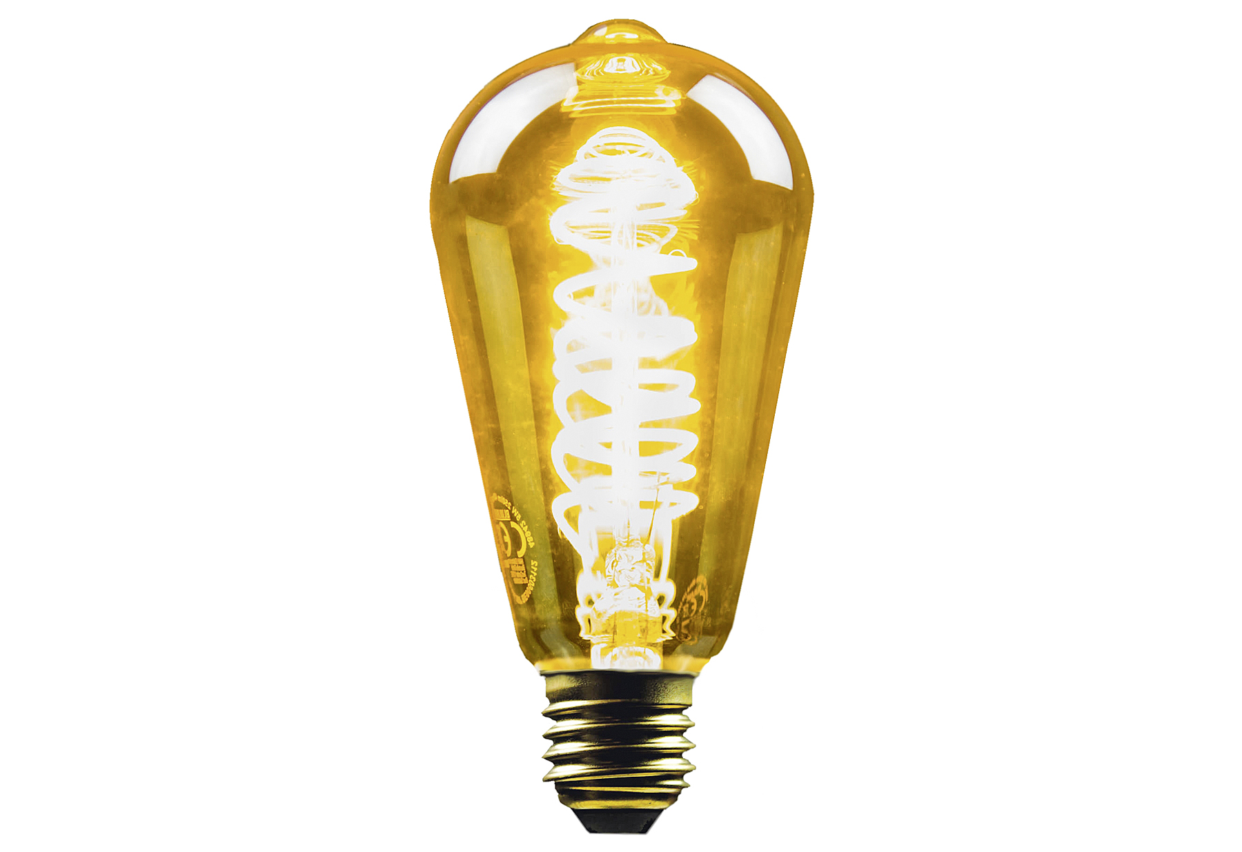 LED Filament ST64 Fil E27 5W 250lm gold