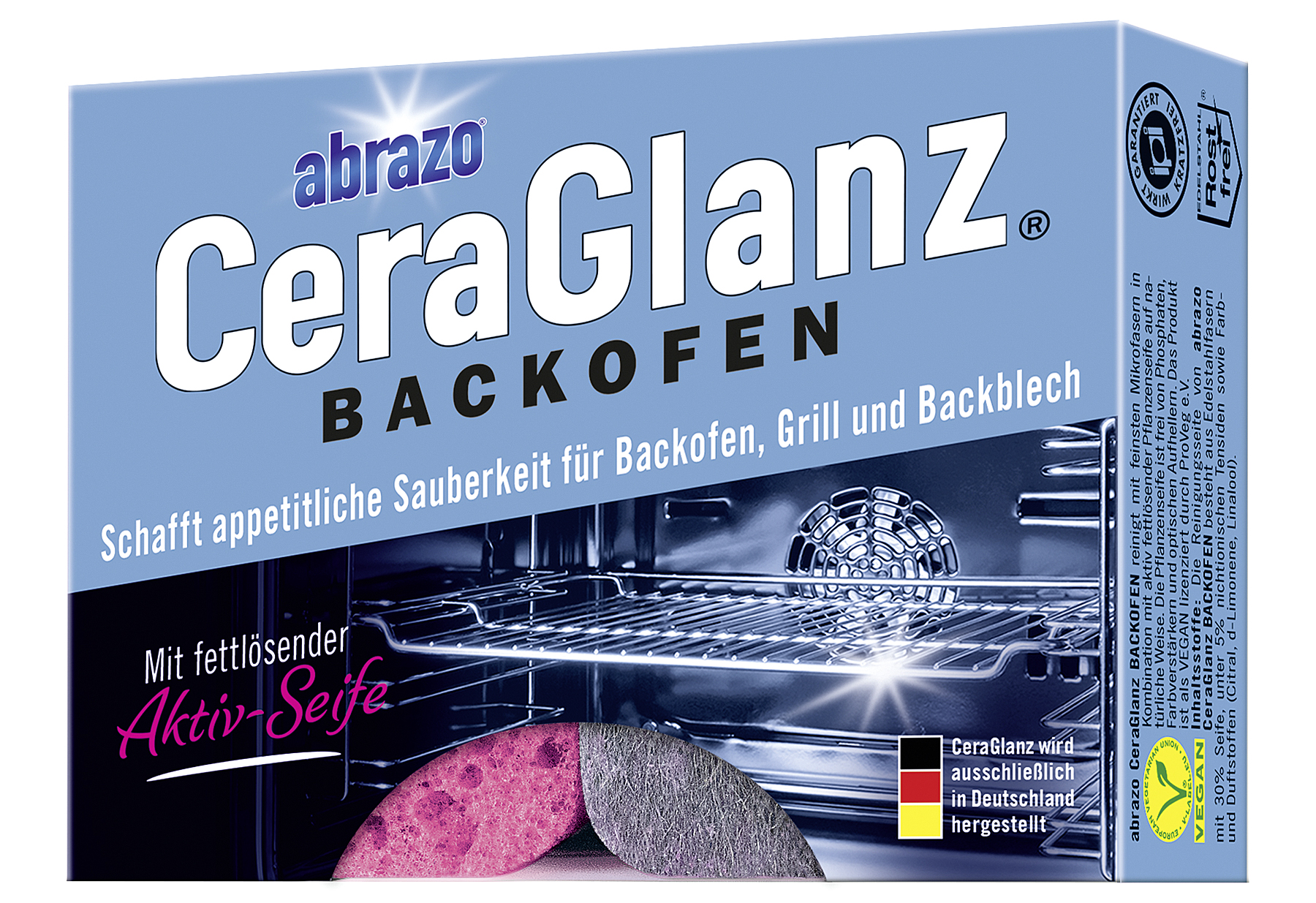 Schwamm 'CeraGlanz Backofen' 2er Pack