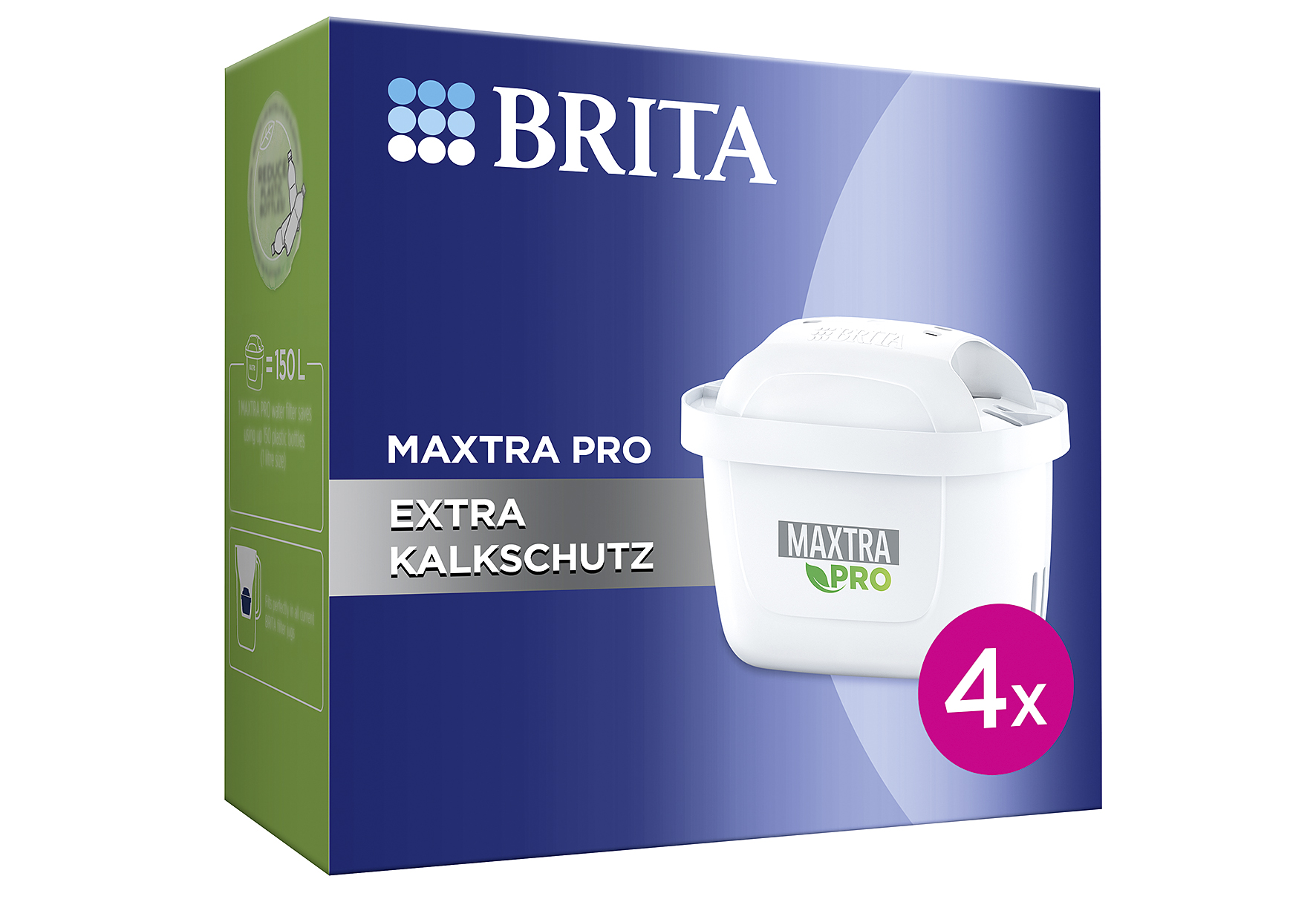 Wasserfilter-Kartusche 'Maxtra Pro Extra Kalkschutz' 4er Pack