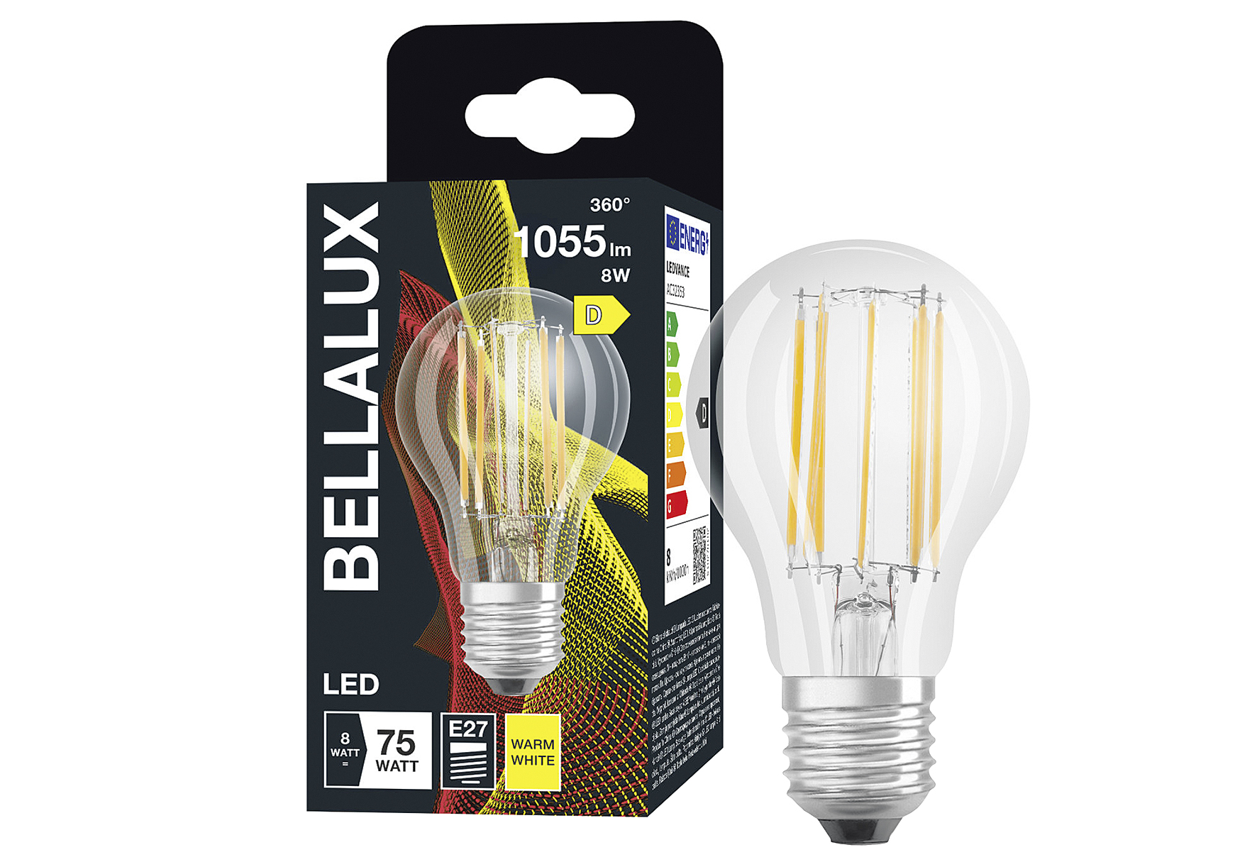 LED Birne 7,5W E27 1055lm 2700K klar