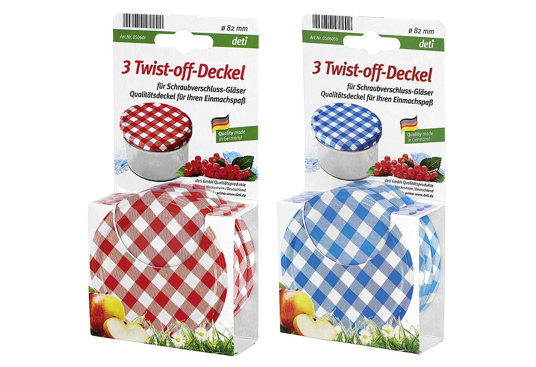 Twist-off-Deckel 3er Set